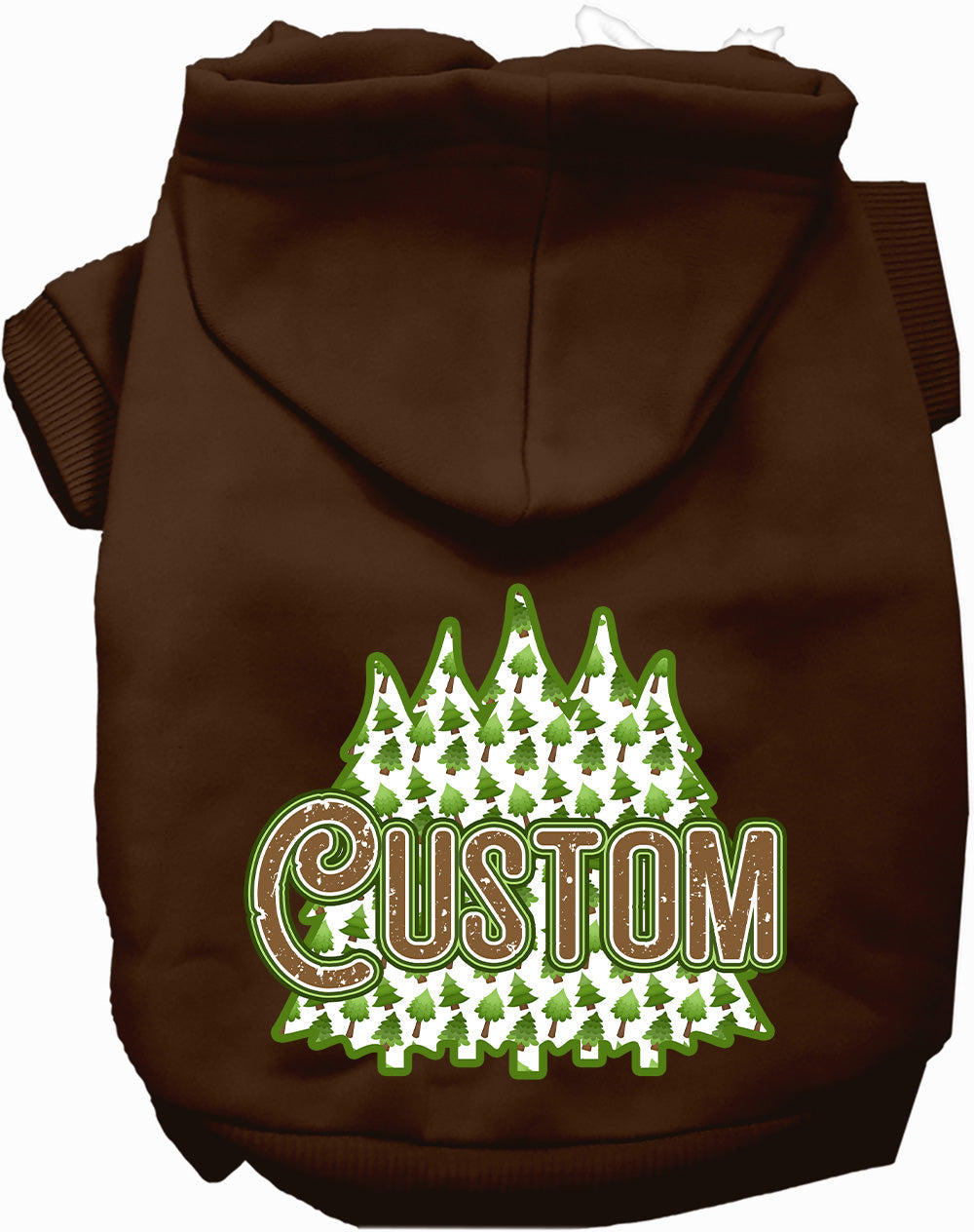 Custom Woodland Trees Pet Hoodie
