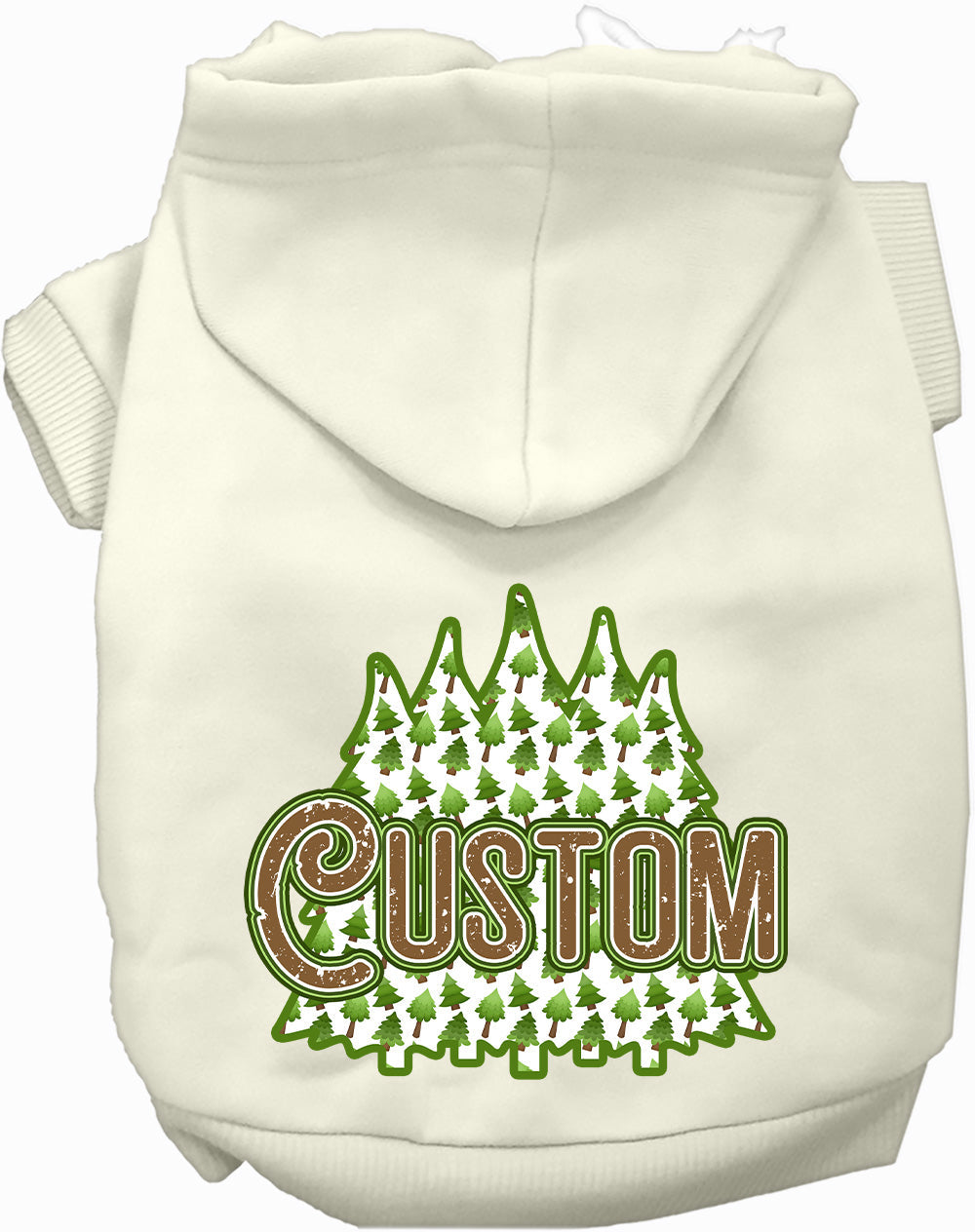 Custom Woodland Trees Pet Hoodie
