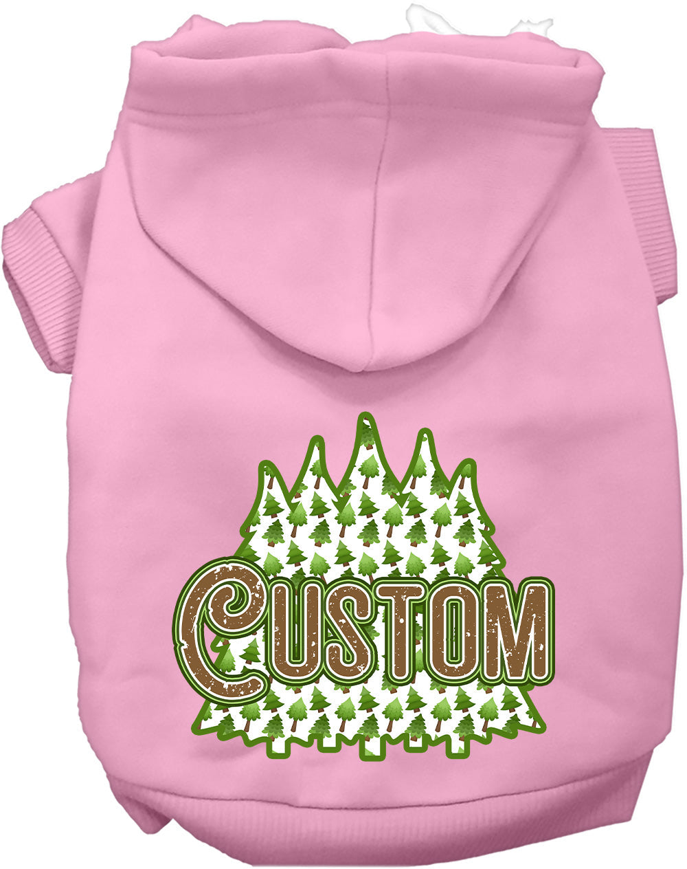 Custom Woodland Trees Pet Hoodie