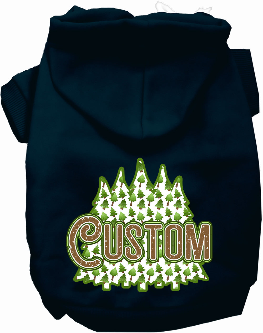Custom Woodland Trees Pet Hoodie