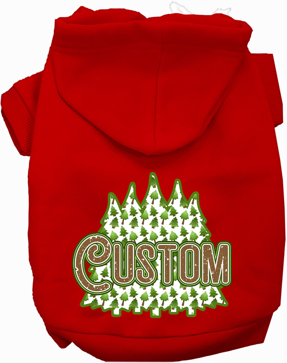 Custom Woodland Trees Pet Hoodie