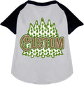 Custom Woodland Trees Pet Raglan Shirts