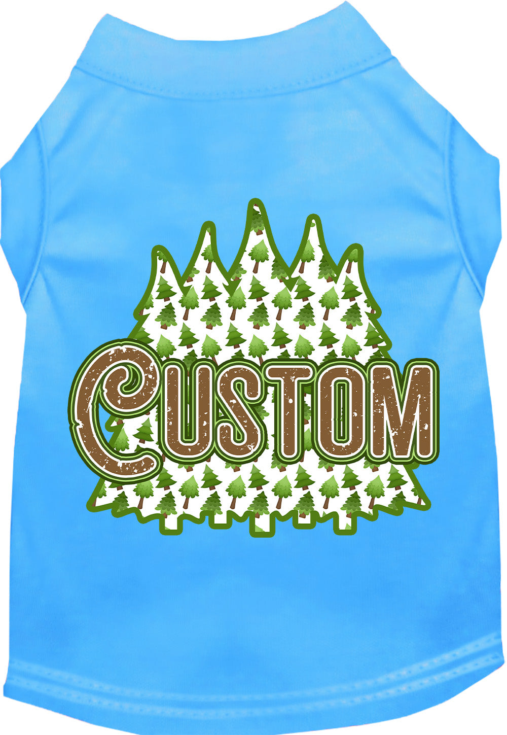 Custom Woodland Trees Pet Shirt