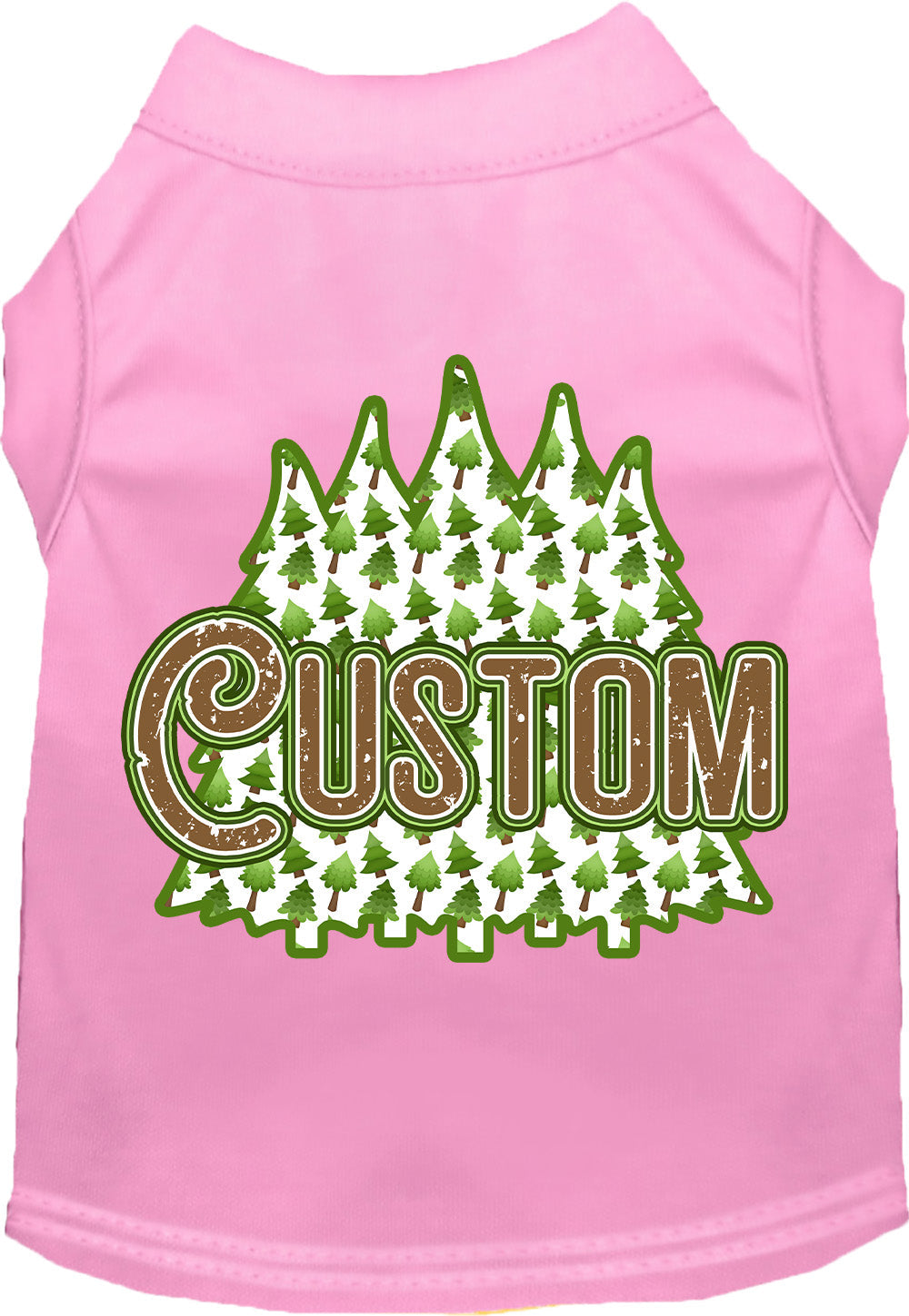 Custom Woodland Trees Pet Shirt