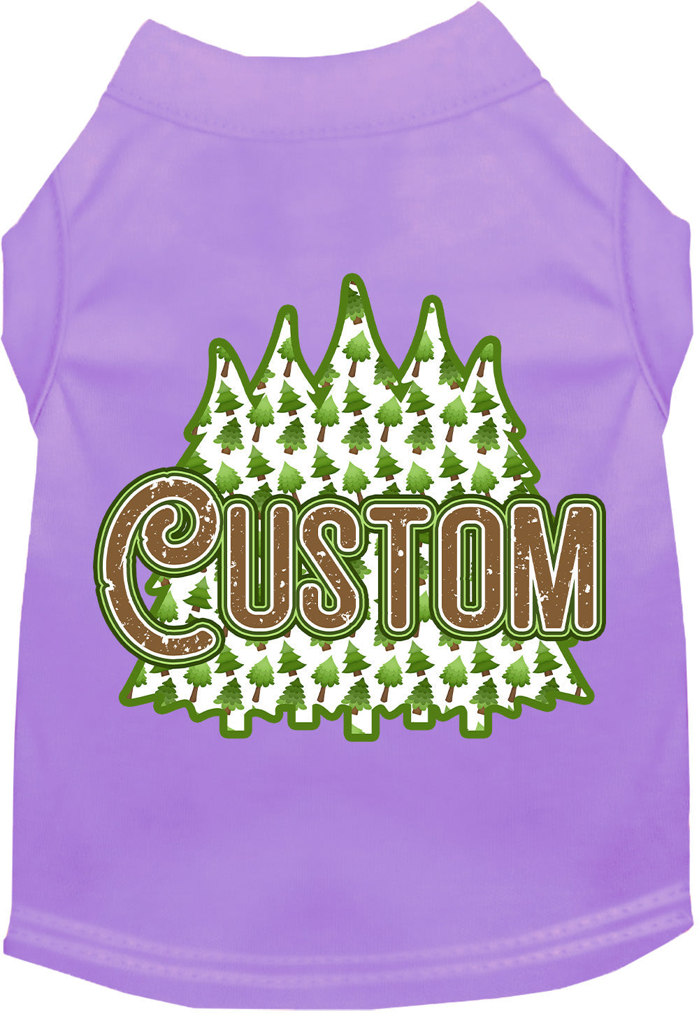 Custom Woodland Trees Pet Shirt