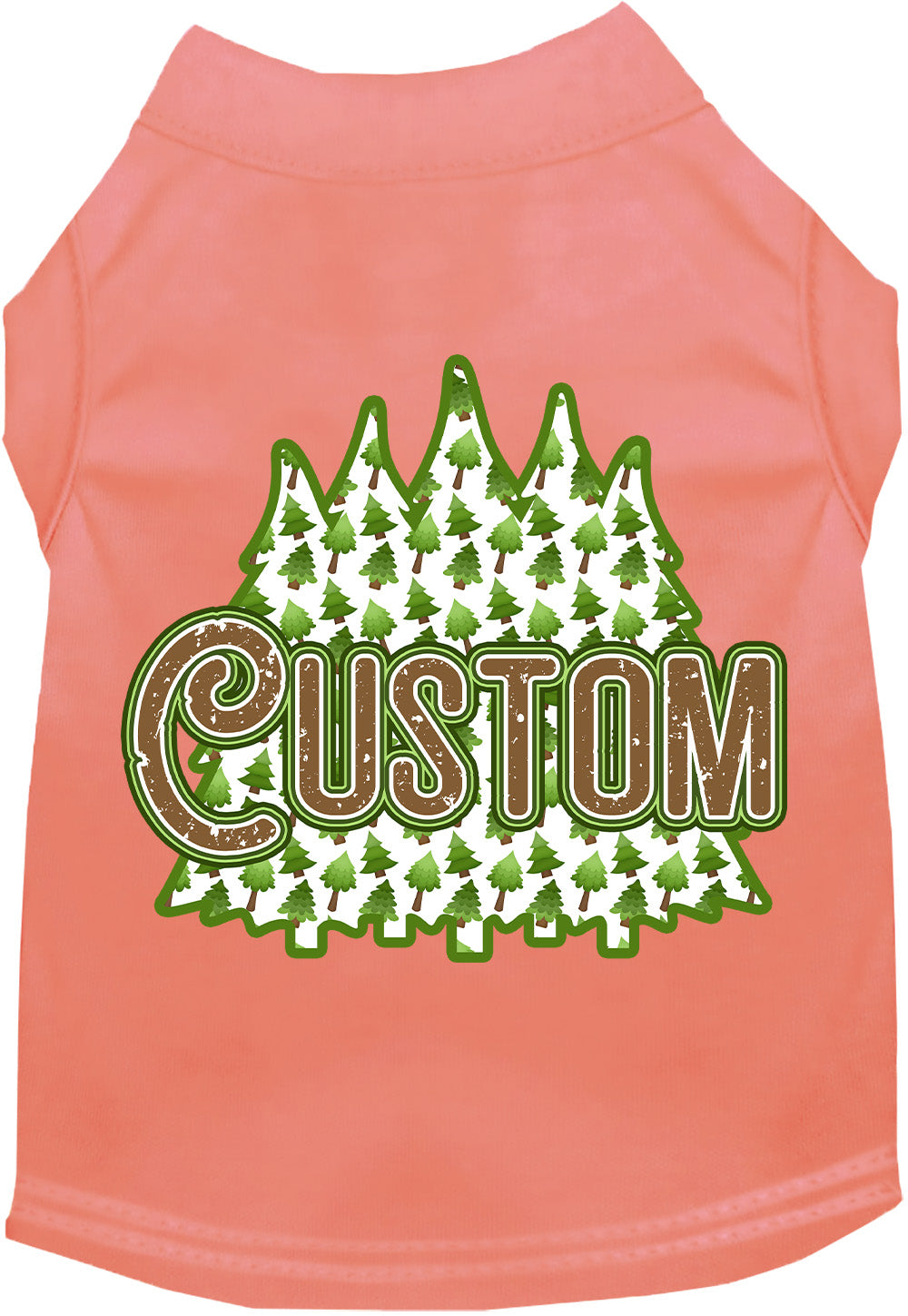 Custom Woodland Trees Pet Shirt