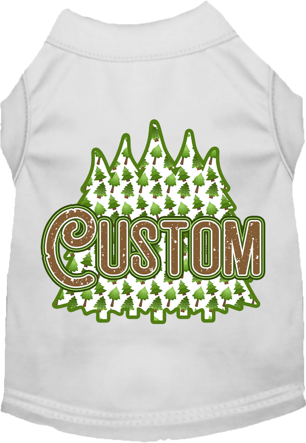 Custom Woodland Trees Pet Shirt