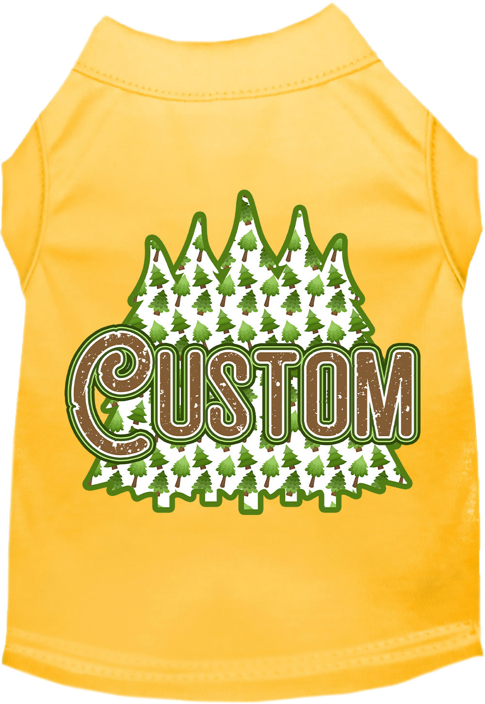 Custom Woodland Trees Pet Shirt