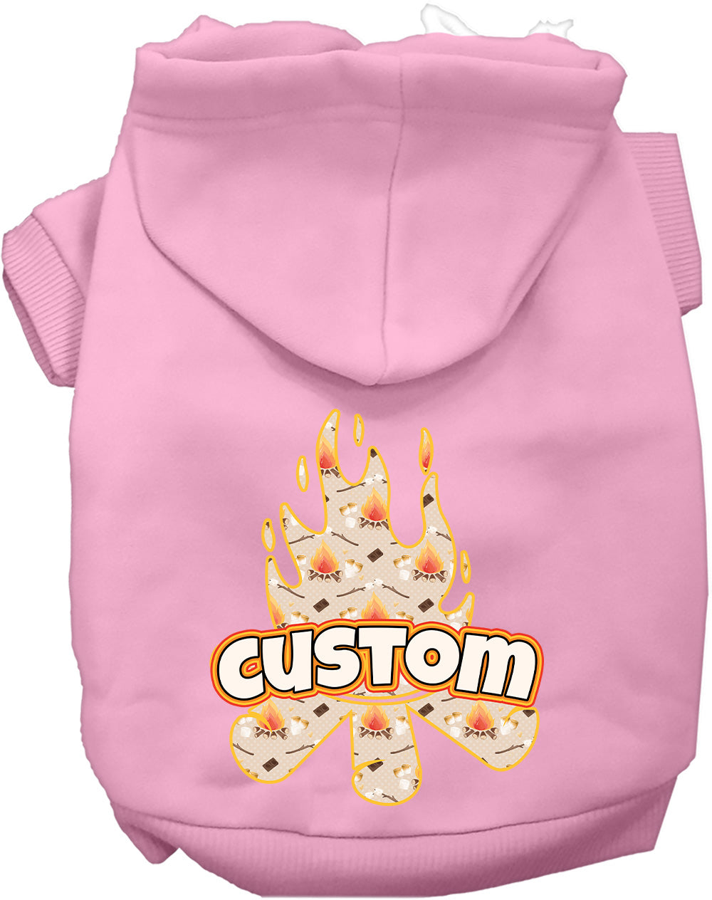 Custom Around the Campfire Pet Hoodie