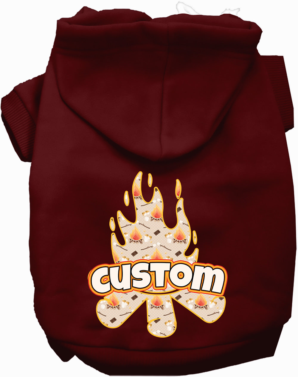 Custom Around the Campfire Pet Hoodie