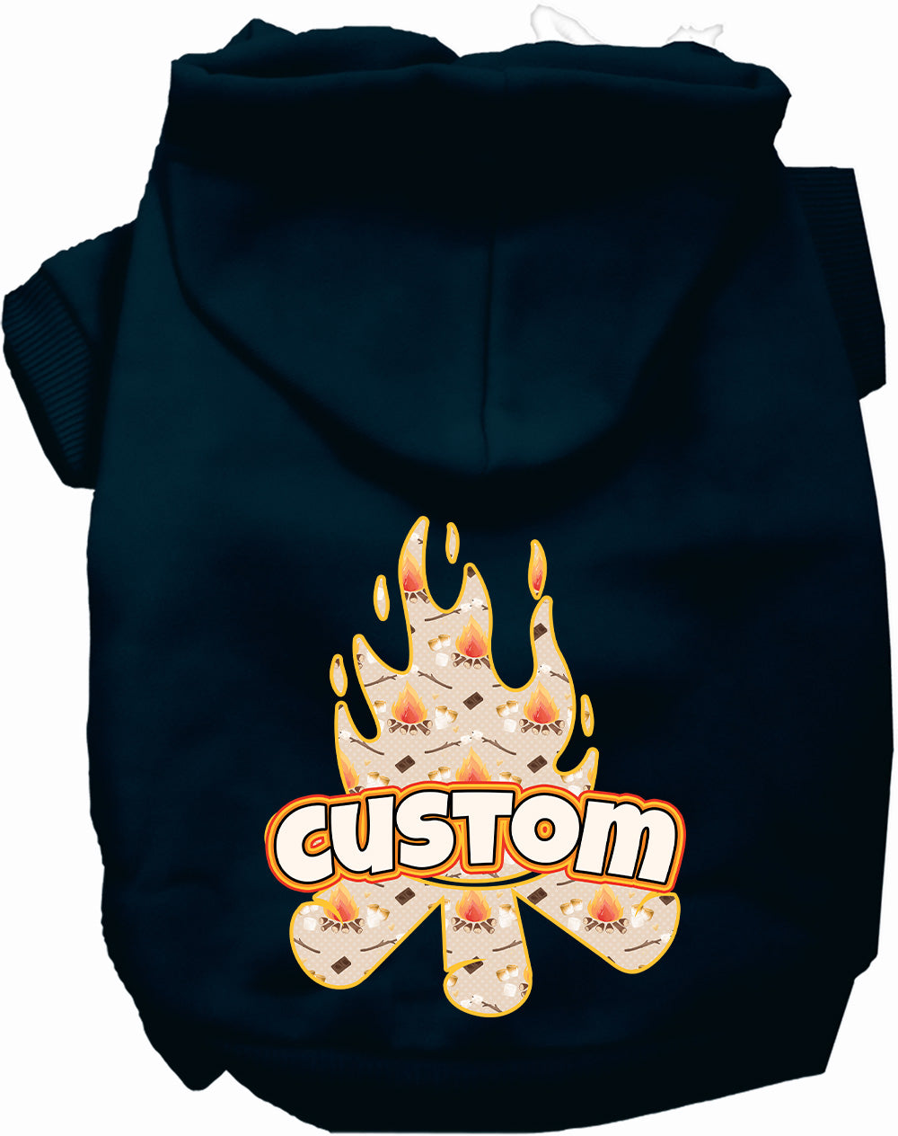 Custom Around the Campfire Pet Hoodie