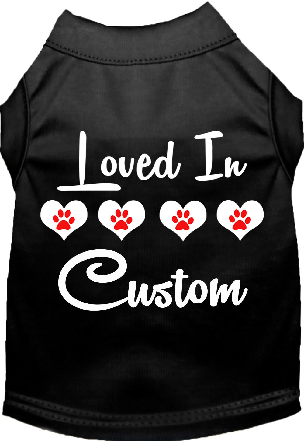 Custom Loved In Pet Shirt