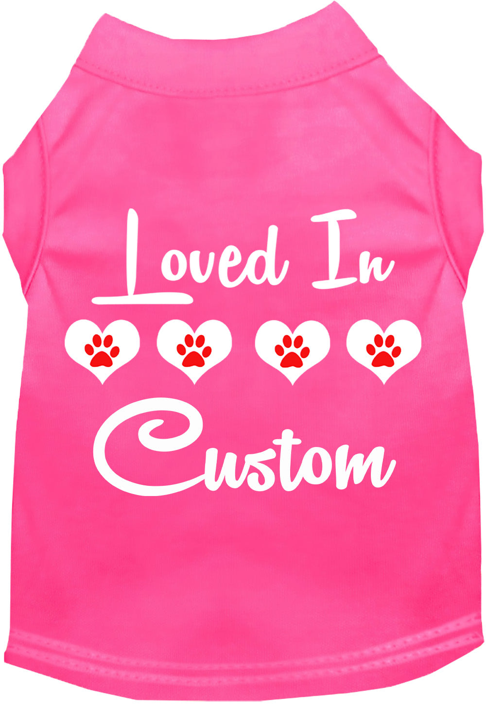 Custom Loved In Pet Shirt