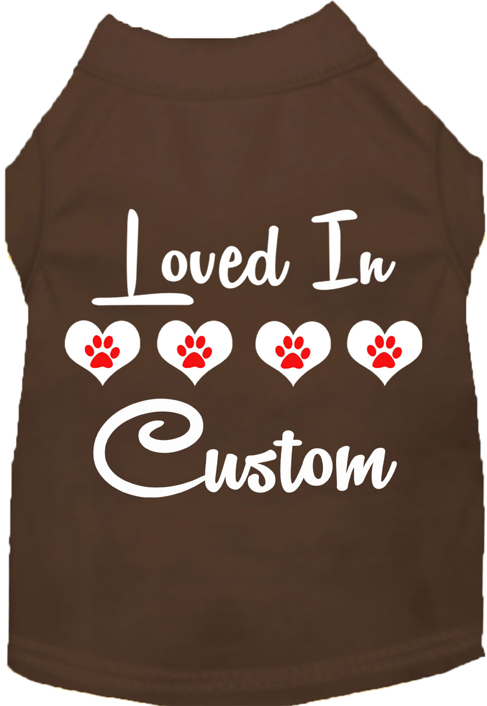 Custom Loved In Pet Shirt