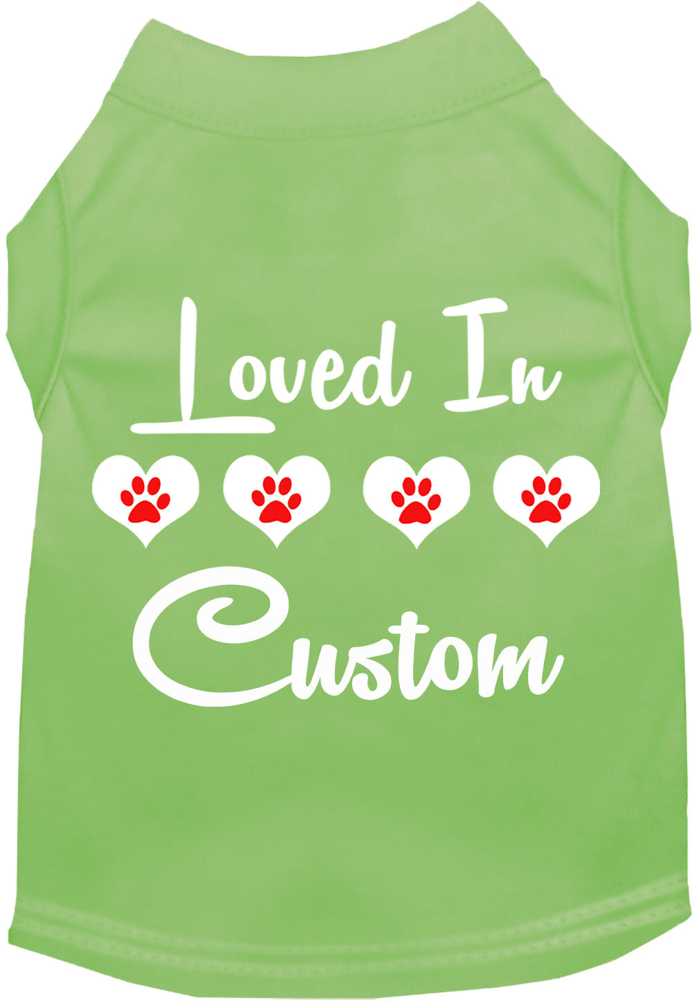 Custom Loved In Pet Shirt
