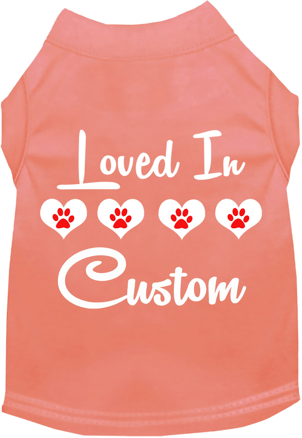 Custom Loved In Pet Shirt