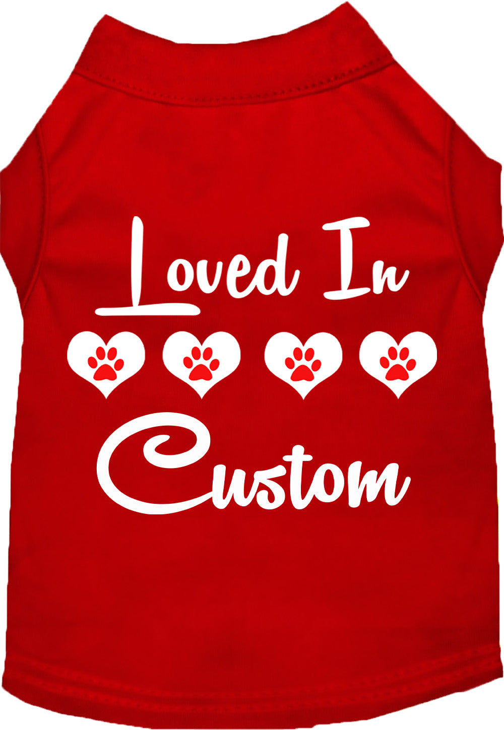 Custom Loved In Pet Shirt