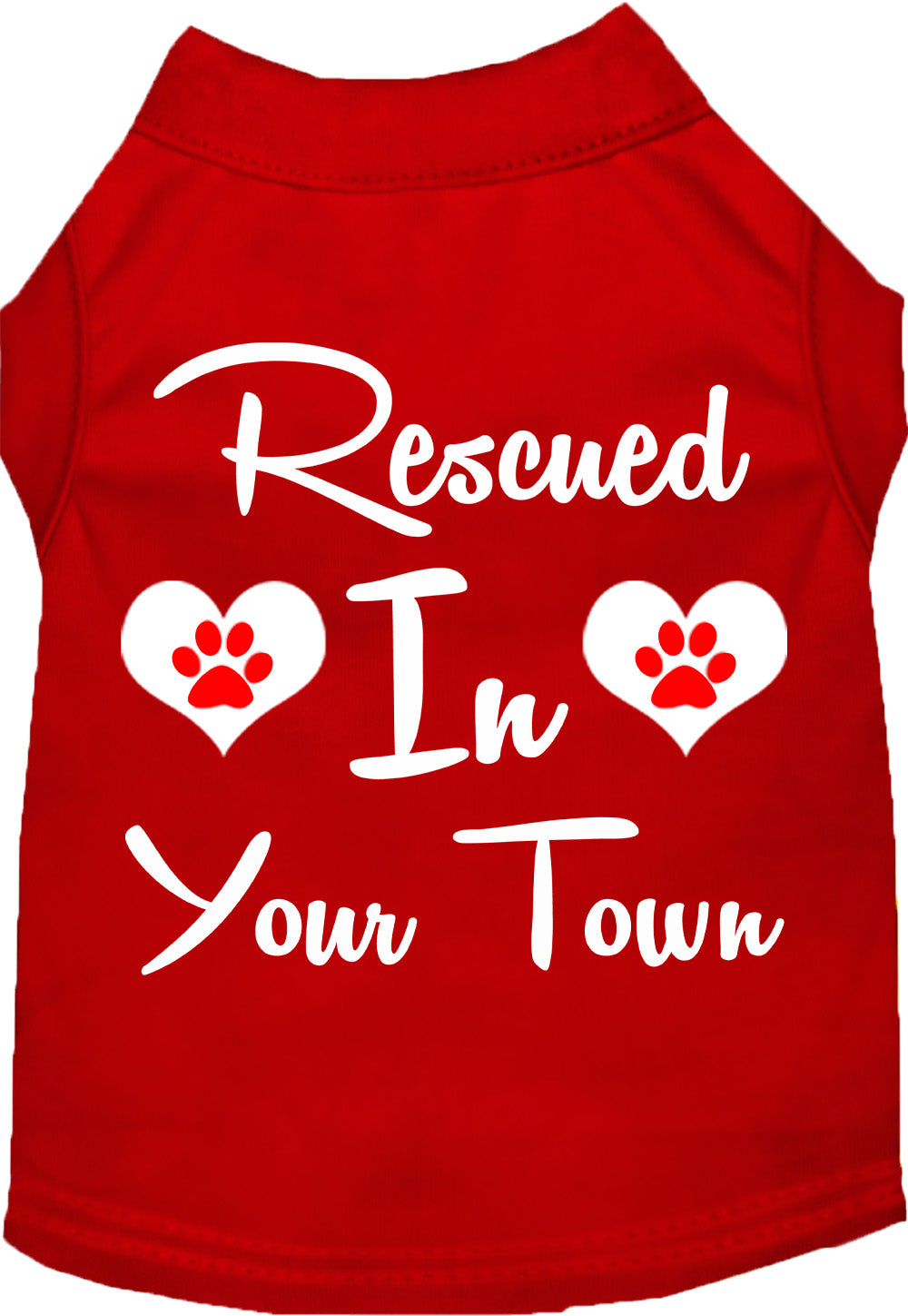 Custom Rescued In Pet Shirt