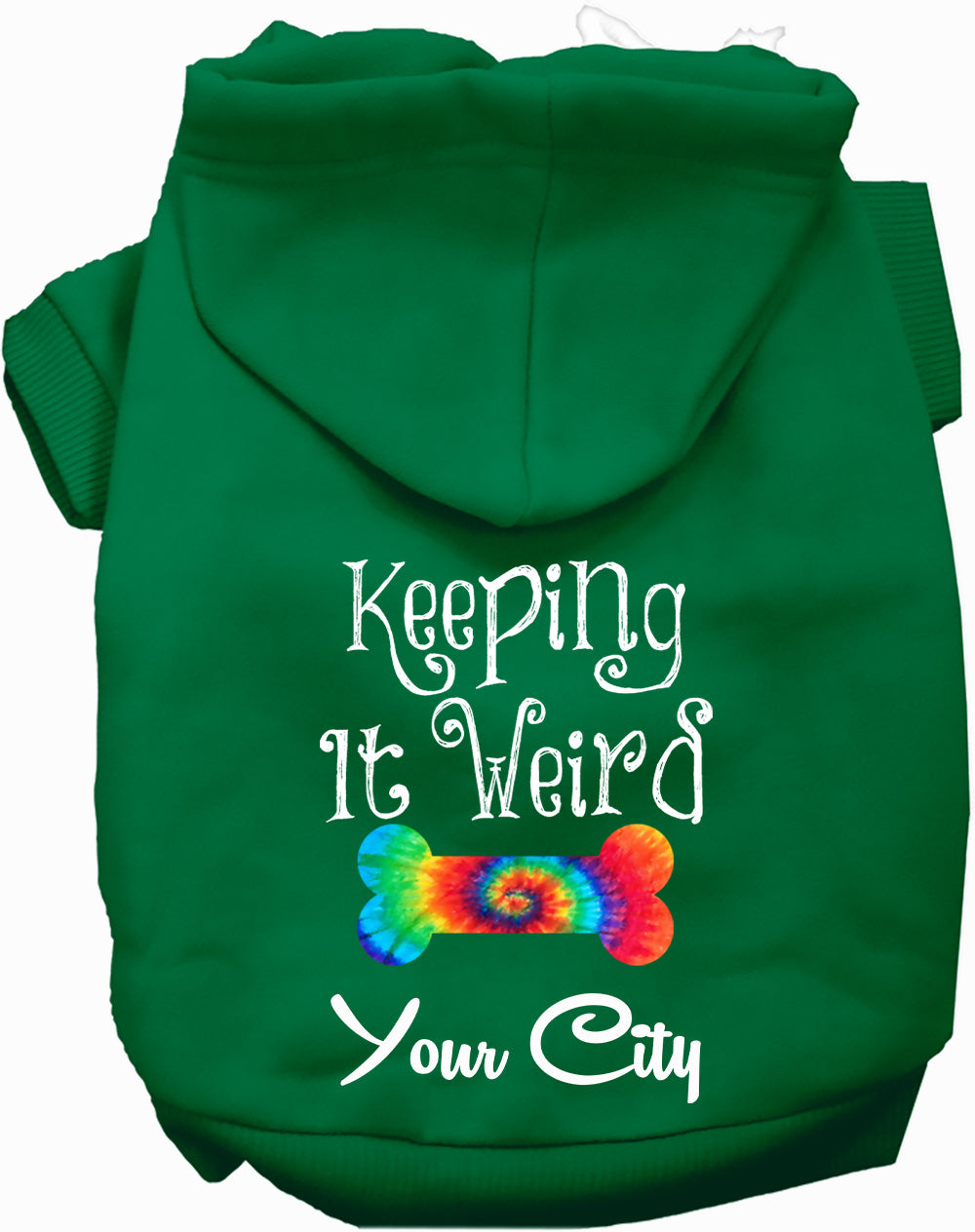 Custom Stay Weird in Pet Hoodie