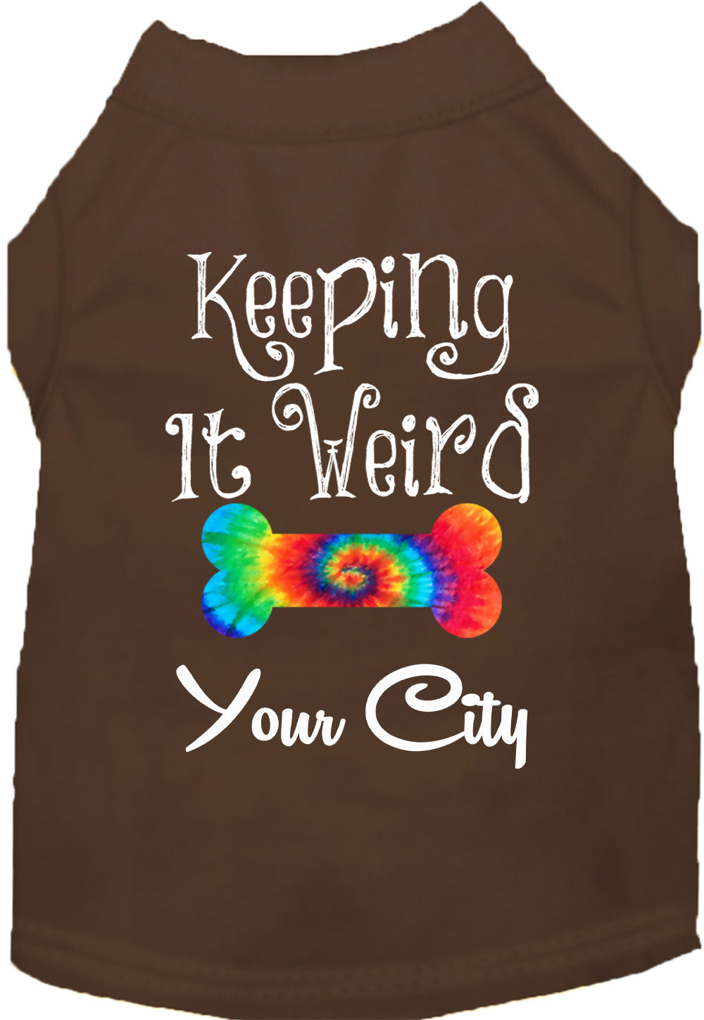 Custom Stay Weird in Pet Shirt