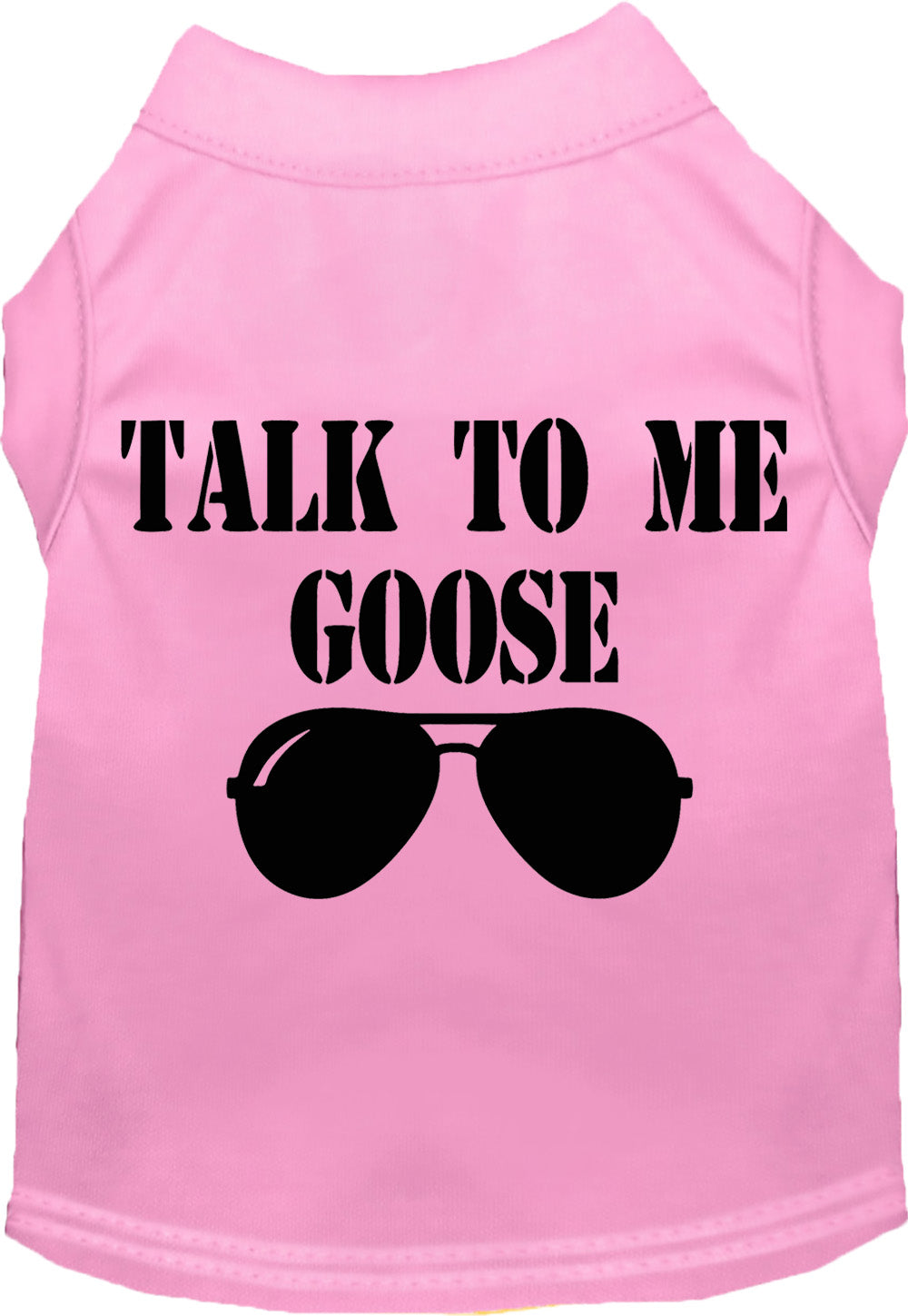 Pet Dog & Cat Shirt Screen Printed, "Talk To Me Goose"