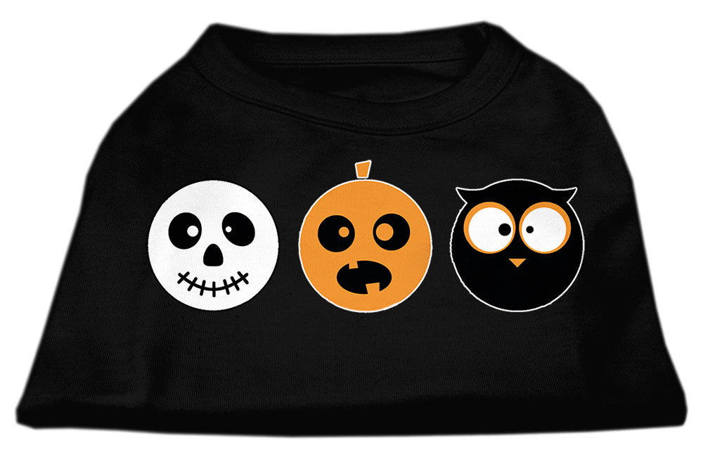 Halloween Pet Dog & Cat Shirt Screen Printed, "The Spook Trio"