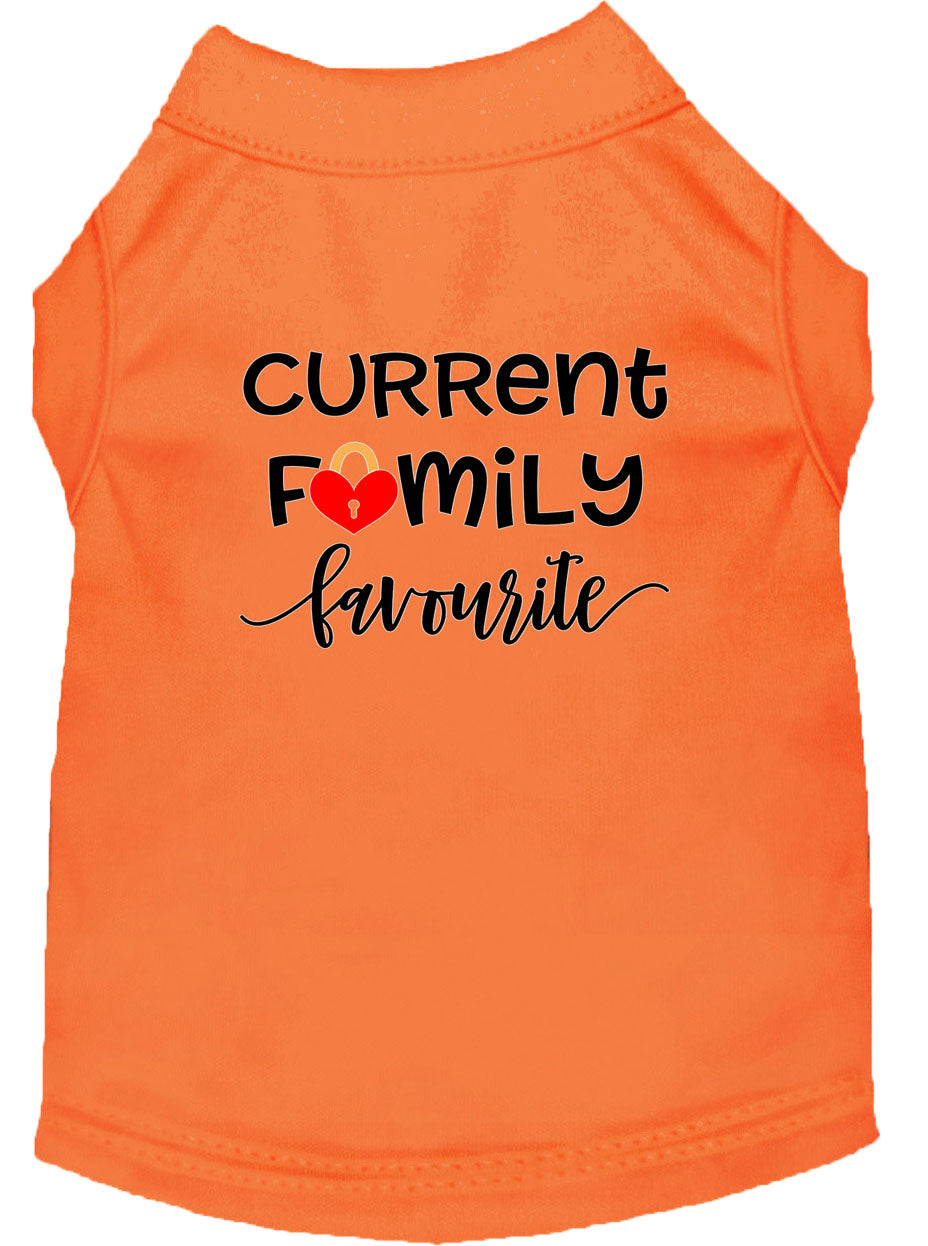 Pet Shirt "Current Family Favorite"