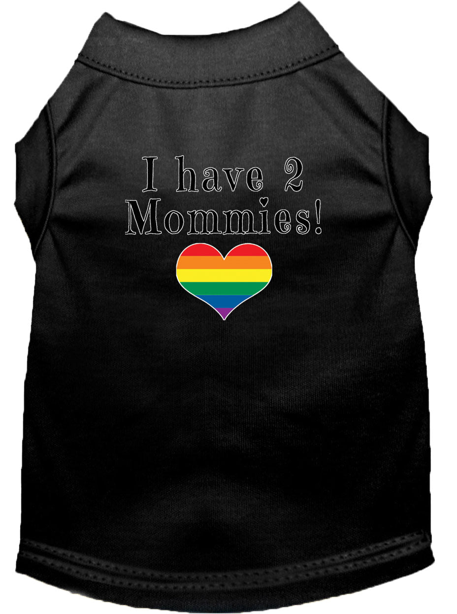 Pet Shirt "I Have Two Mommies"