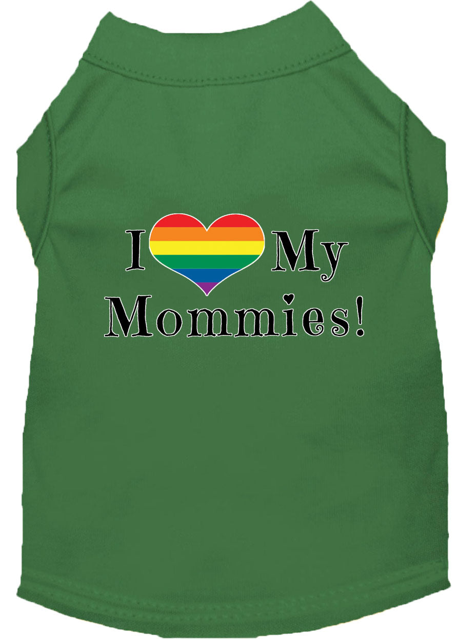 Pet Shirt "I Heart My Mommies"