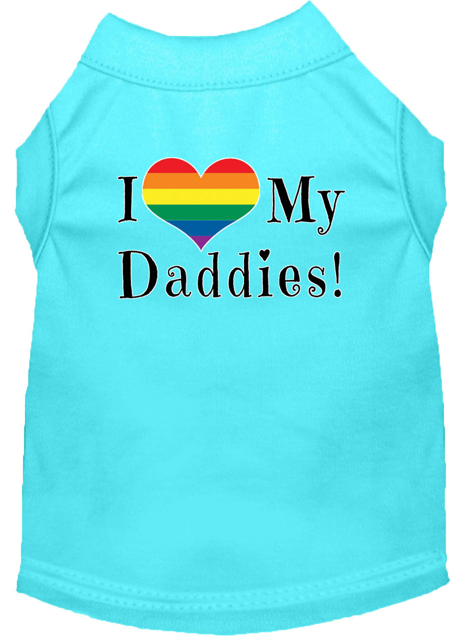 Pet Shirt "I Heart My Daddies"