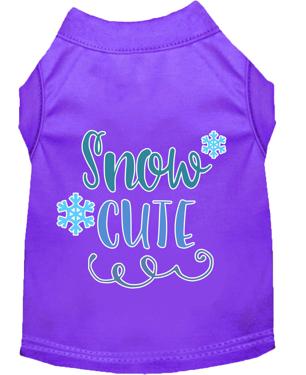 Christmas Pet Shirt "Snow Cute"