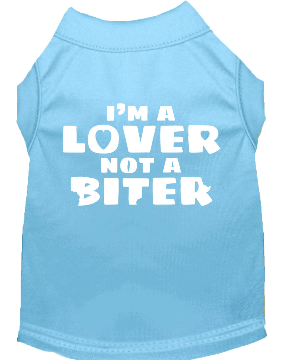 Pet Shirt "I'm A Lover, Not A Biter"
