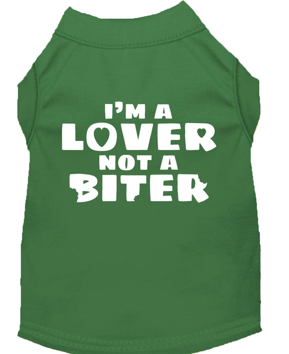 Pet Shirt "I'm A Lover, Not A Biter"