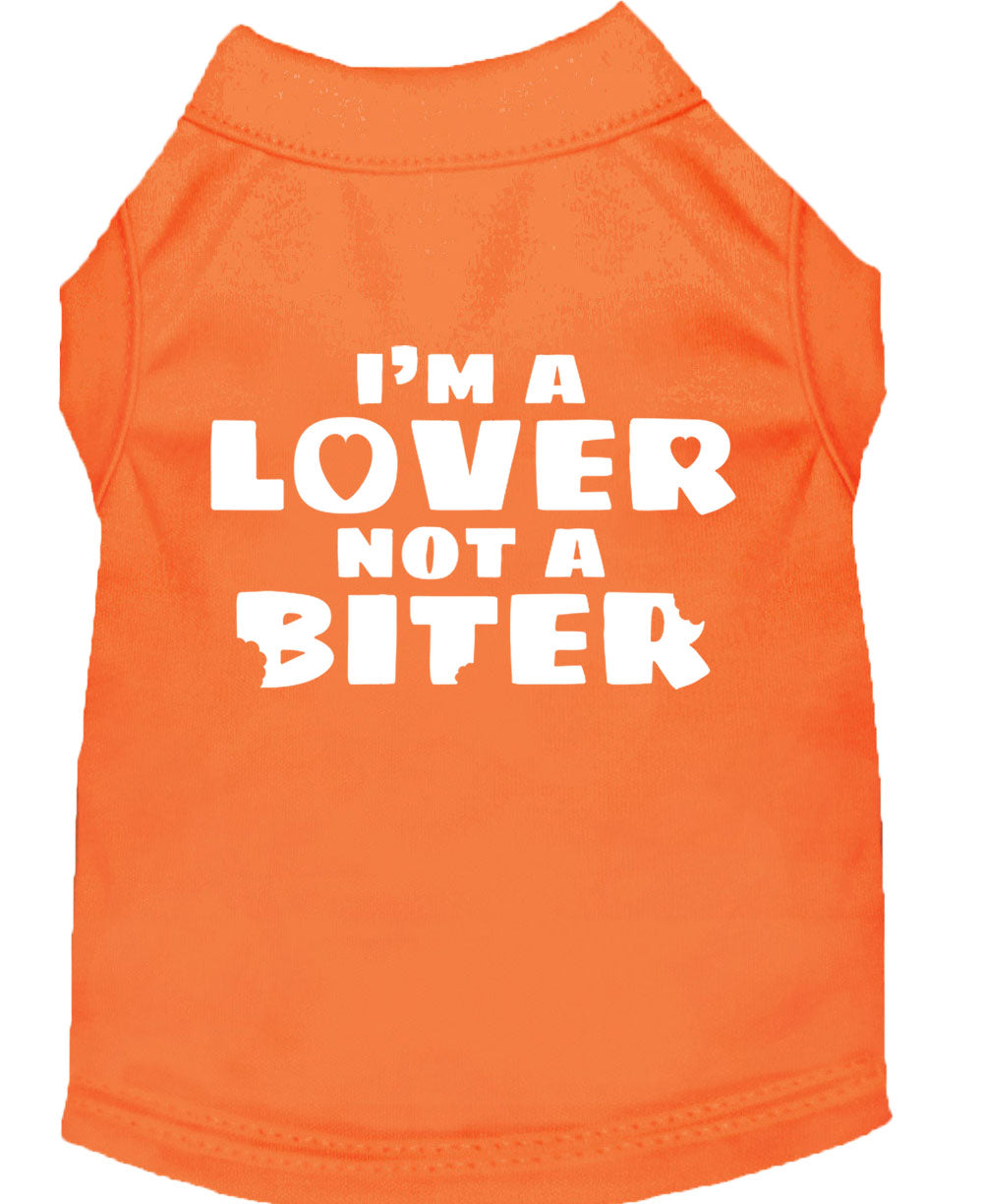 Pet Shirt "I'm A Lover, Not A Biter"