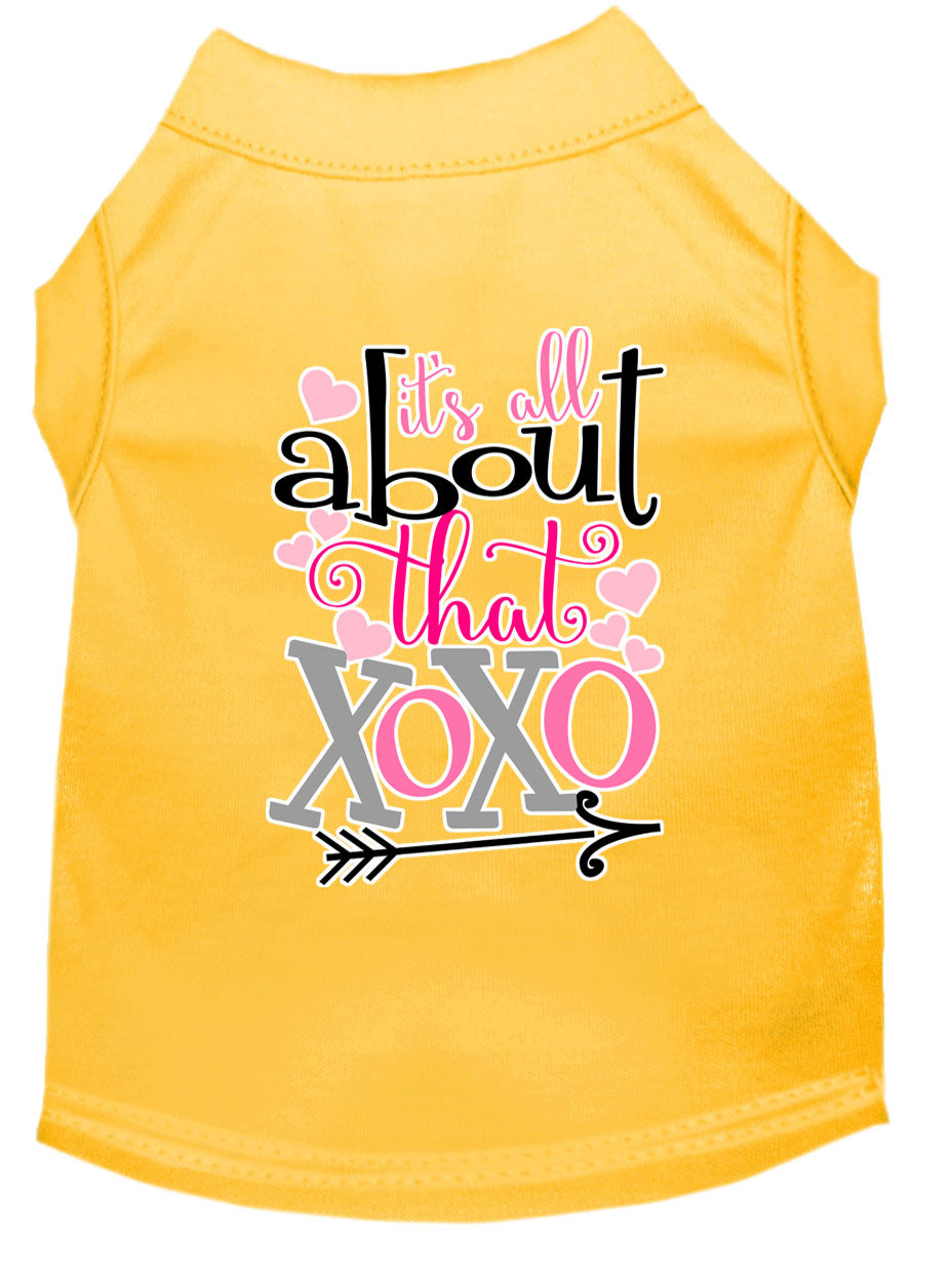 Pet Shirt "All About That XOXO"