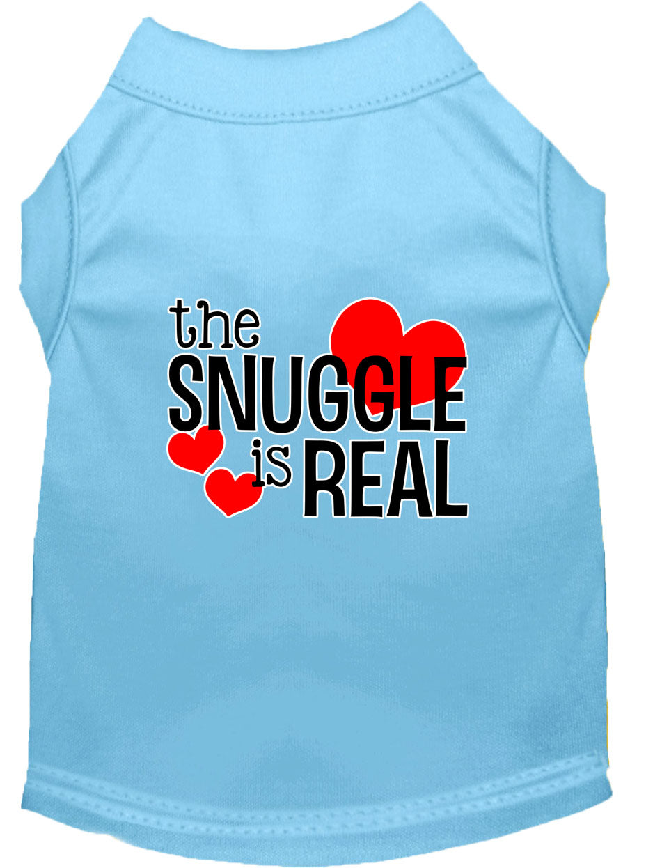 Pet Shirt "The Snuggle Is Real"