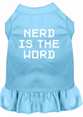 Pet Dress "Nerd Is The Word"