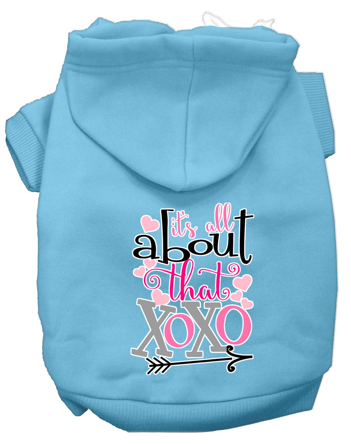 Pet Hoodie "All About That XOXO"
