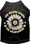 Sweet Cat or Dog Shirt for Pets "Among the Wildflowers"