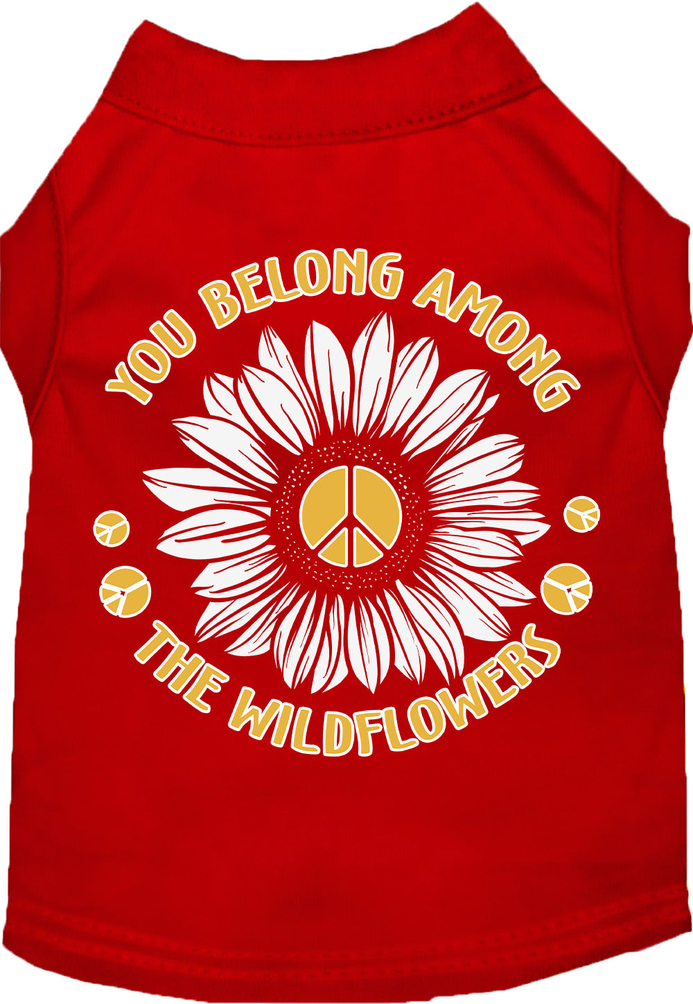 Sweet Cat or Dog Shirt for Pets "Among the Wildflowers"