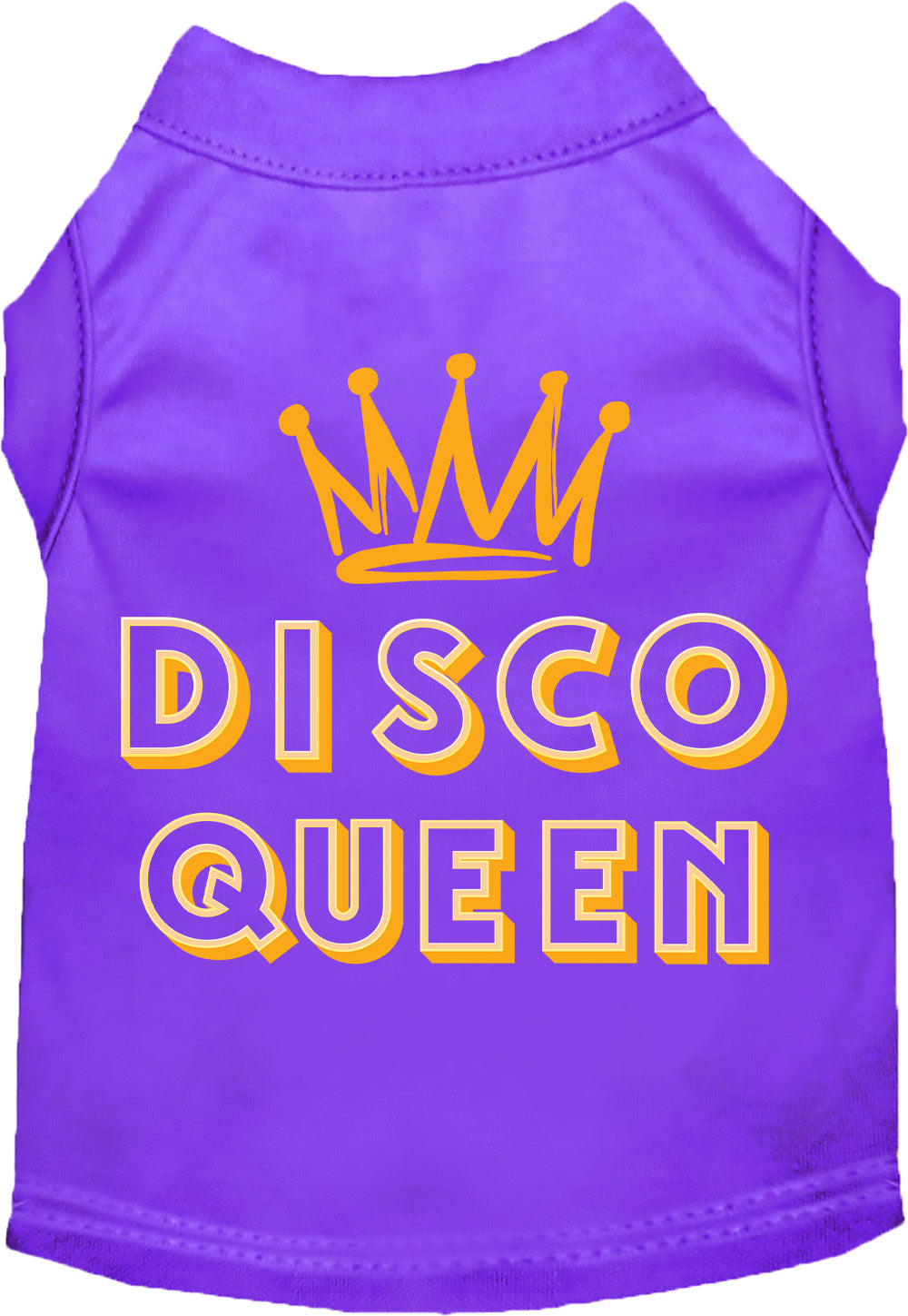 Purple Disco Queen shirt for pets