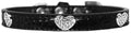Dog, Puppy & Pet Designer Croc Collar, "Crystal Heart"