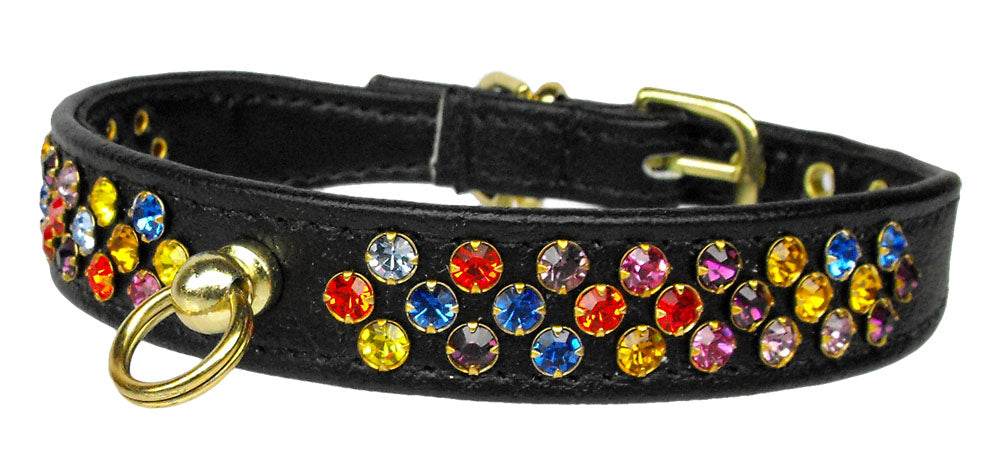 Confetti Dog Collar Black