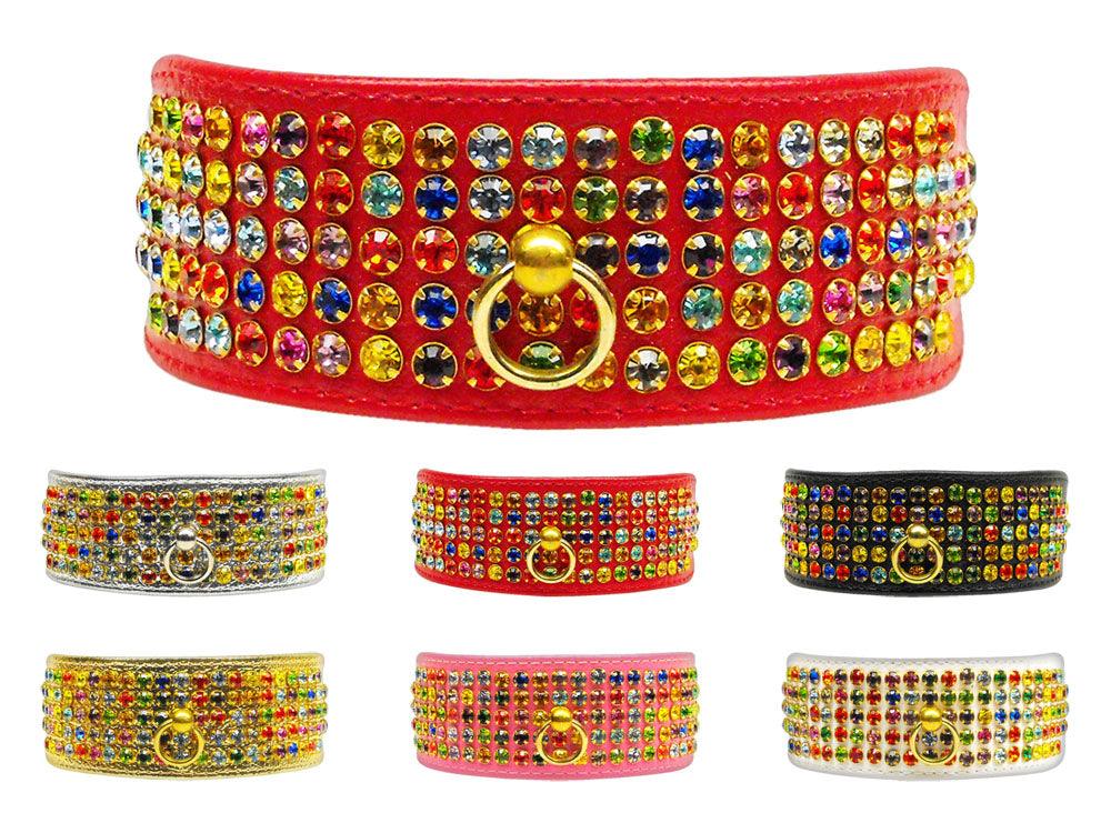 Confetti Mirage Crystal Vintage Set Dog Collar