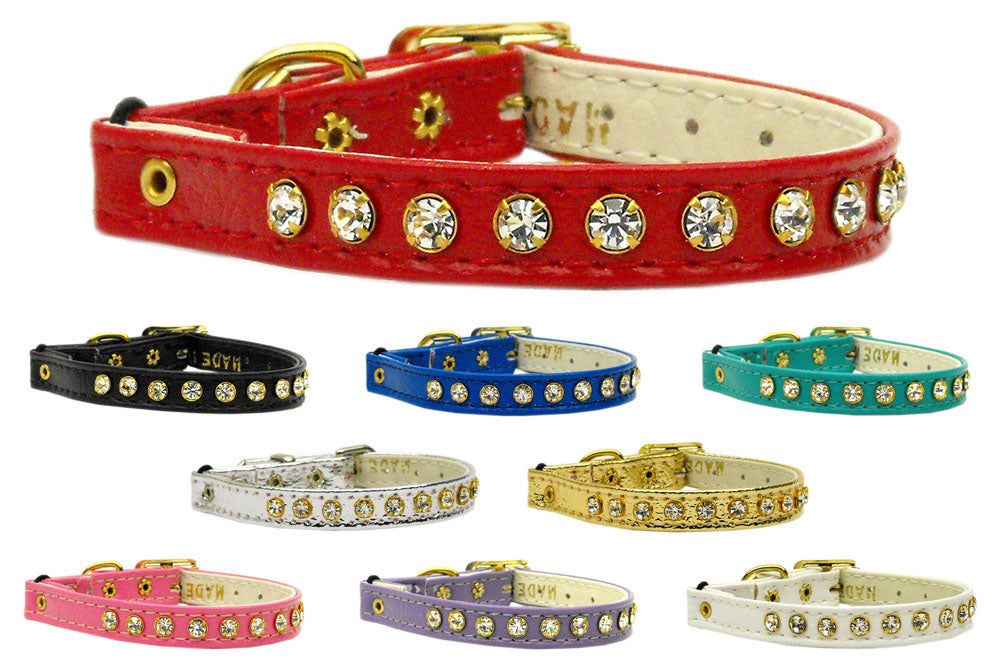 Clear Crystal Vintage Set Cat Safety Collar