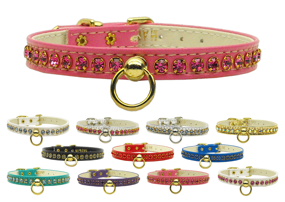 Petite Matching Crystal Vintage Set Dog Collar