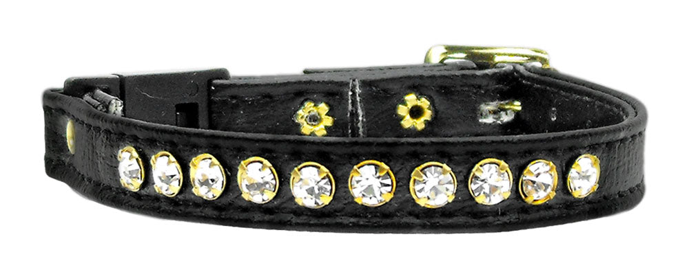 Clear Crystal Vintage Set Breakaway Cat Collar