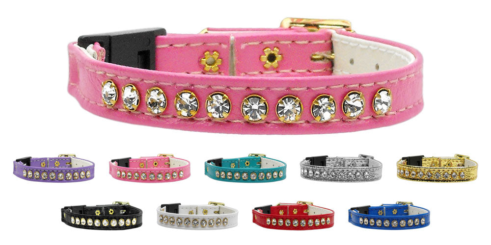 Clear Crystal Vintage Set Breakaway Cat Collar