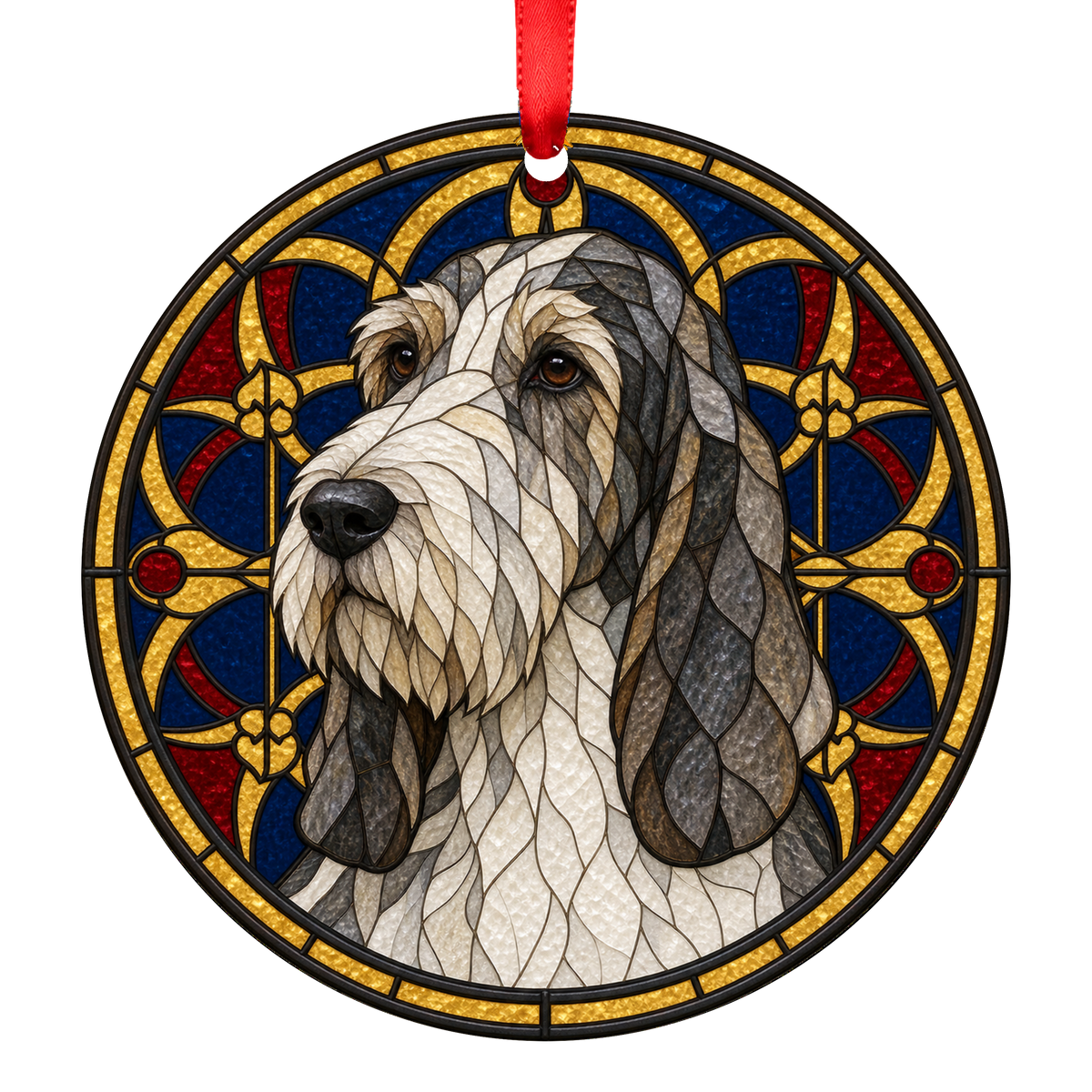 Grand Basset Griffon Vendéen — Grizzle and White