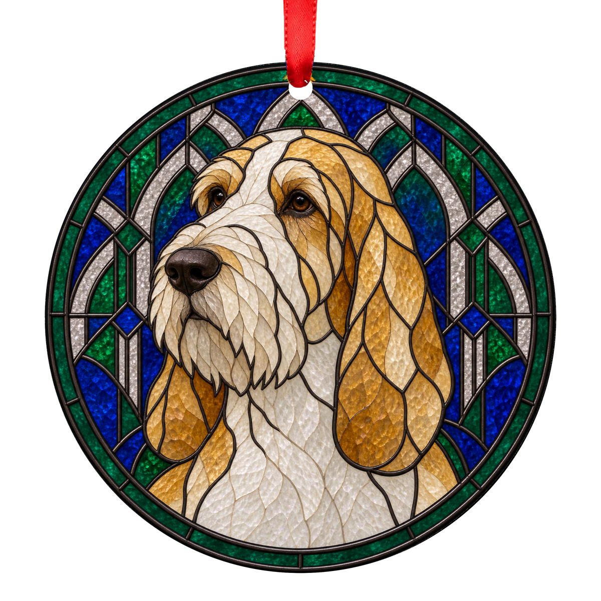 Grand Basset Griffon Vendéen — Lemon and White